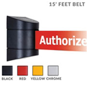 Wall Mount Tensabarrier 897, 15', 24' or 30' ft. Belt 
