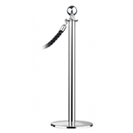Sphere Top Lawrence Metal Rope Post
