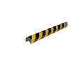 Knuffi Model A+ Corner Bumper Guard Reflective Black/Yellow 1M