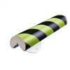 Knuffi Model A+ Corner Wall Protection Kit Fluorescent Black/Yellow 1M