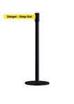 Tensator Black Wrinkle Post