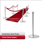 6 + 5 velvet ropes