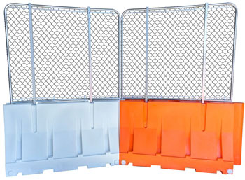 Water-filled Jersey Barricade