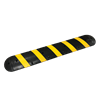 Plasticade Premium 6' Textured Rubber Speed Bump | Heavy-Duty Traffic Speed Reduction